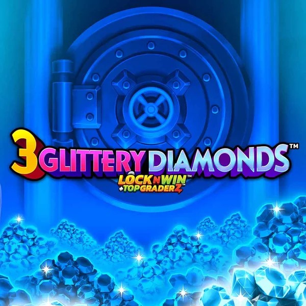 3 Glittery Diamonds casino game by PearFiction Studios – featured logo at Slot Monster Casino