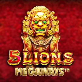 Official Slots logo: 5 Lions Megaways by Pragmatic Play at Slot Monster Casino
