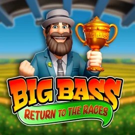 Big Bass Return to the Races logo – Slots by Pragmatic Play at Slot Monster Casino