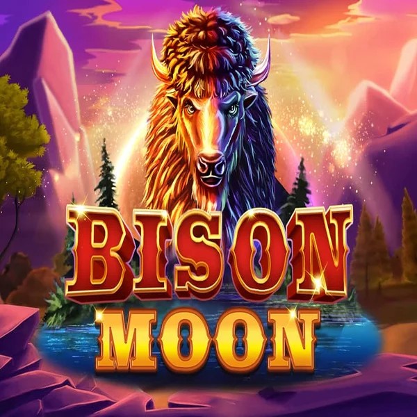 Bison Moon online game logo by Northern Lights Gaming on www.slotmonster.casino