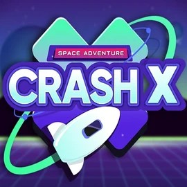 Crash X online game logo by Turbo Games on www.slotmonster.casino