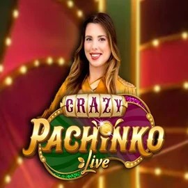 Official Live Casino logo: Crazy Pachinko by Evolution at Slot Monster Casino