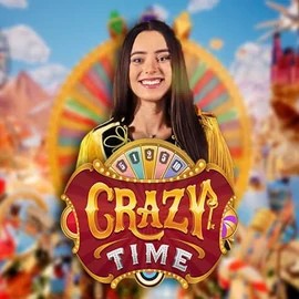 Crazy Time game by Evolution – logo hosted on Slot Monster Casino