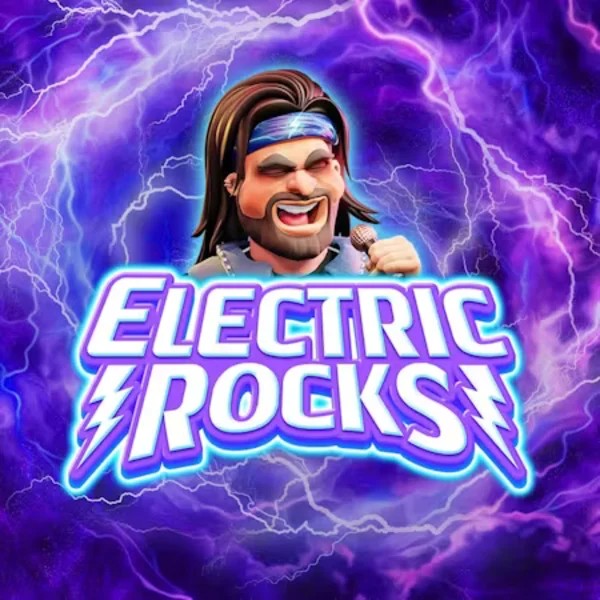 Electric Rocks slot icon by Inspired Gaming, available at Slot Monster Casino