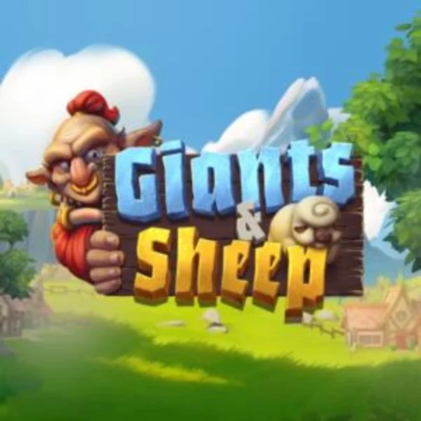 Giants and Sheep online game logo by Relax Gaming on www.slotmonster.casino