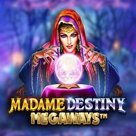 Madame Destiny Megaways online game logo by Pragmatic Play on www.slotmonster.casino