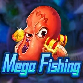 Mega Fishing slot logo by TaDa Gaming at Slot Monster Casino