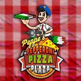 Peppe’s Pepperoni Pizza Plaza by Pragmatic Play, showcased at www.slotmonster.casino – game logo