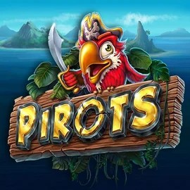 Pirots online game logo by ELK Studios on www.slotmonster.casino