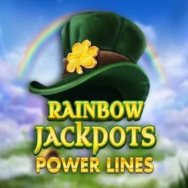 Rainbow Jackpots Power Lines slot icon by Red Tiger Gaming, available at Slot Monster Casino