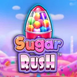 Sugar Rush logo by Pragmatic Play at Slot Monster Casino
